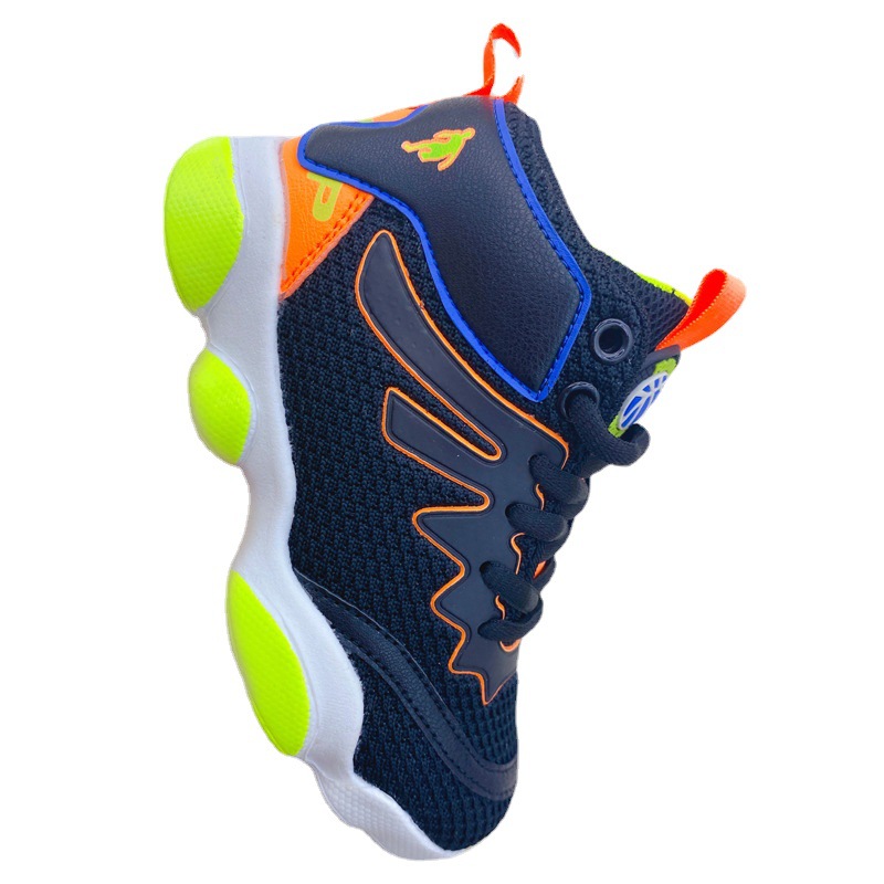 Children&#039;s Shoes Mid-Top New Basketball Shoes Children&#039;s Shoes Lightweight Mesh Surface Breathable Men&#039;s and Women&#039;s Sports Shoes Boys Running Shoes