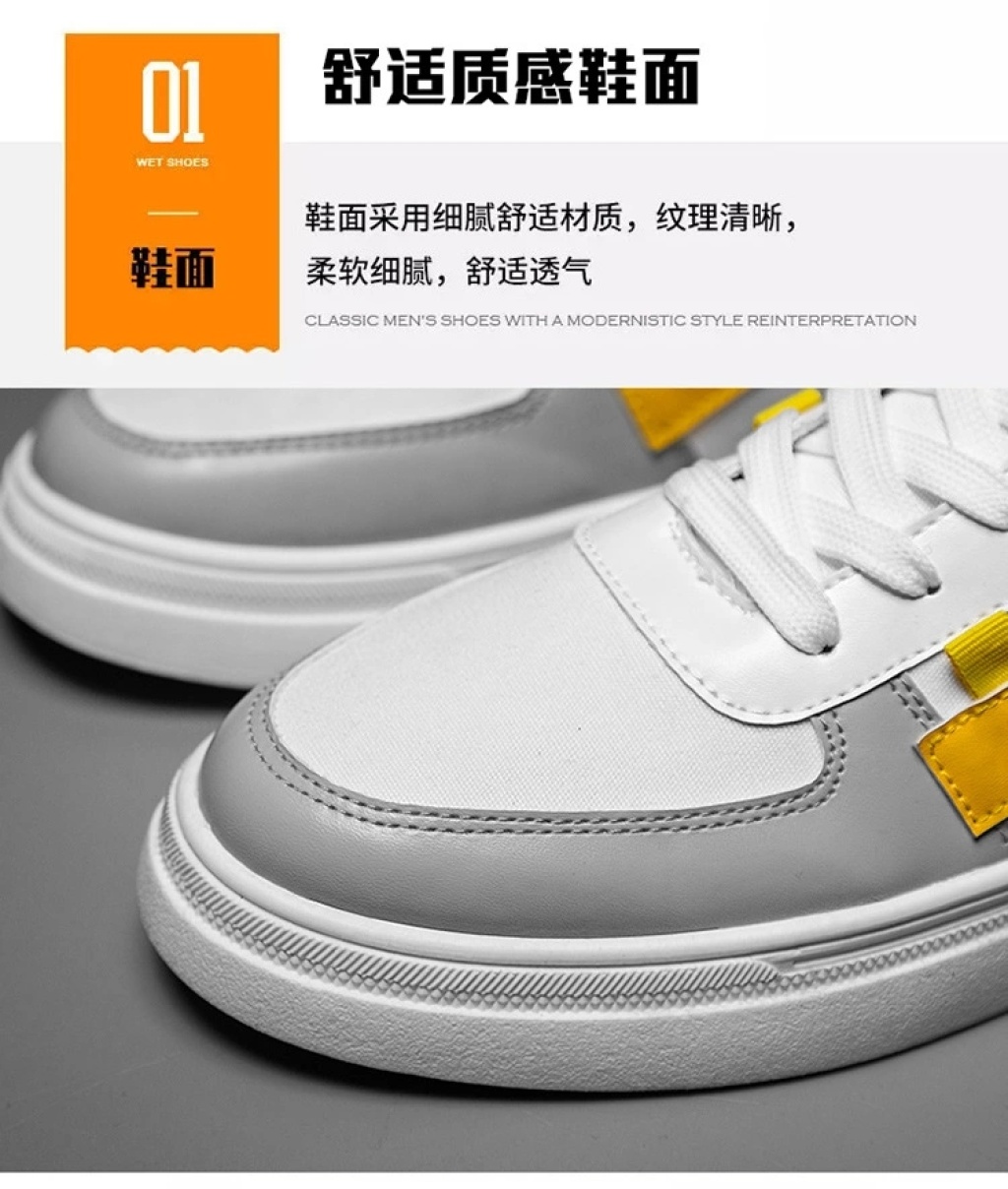 Men's Shoes Spring Tide Shoes 2021 New Fashion Casual Sports Shoes Korean Students Color Matching Low-Top Sneakers Wholesale