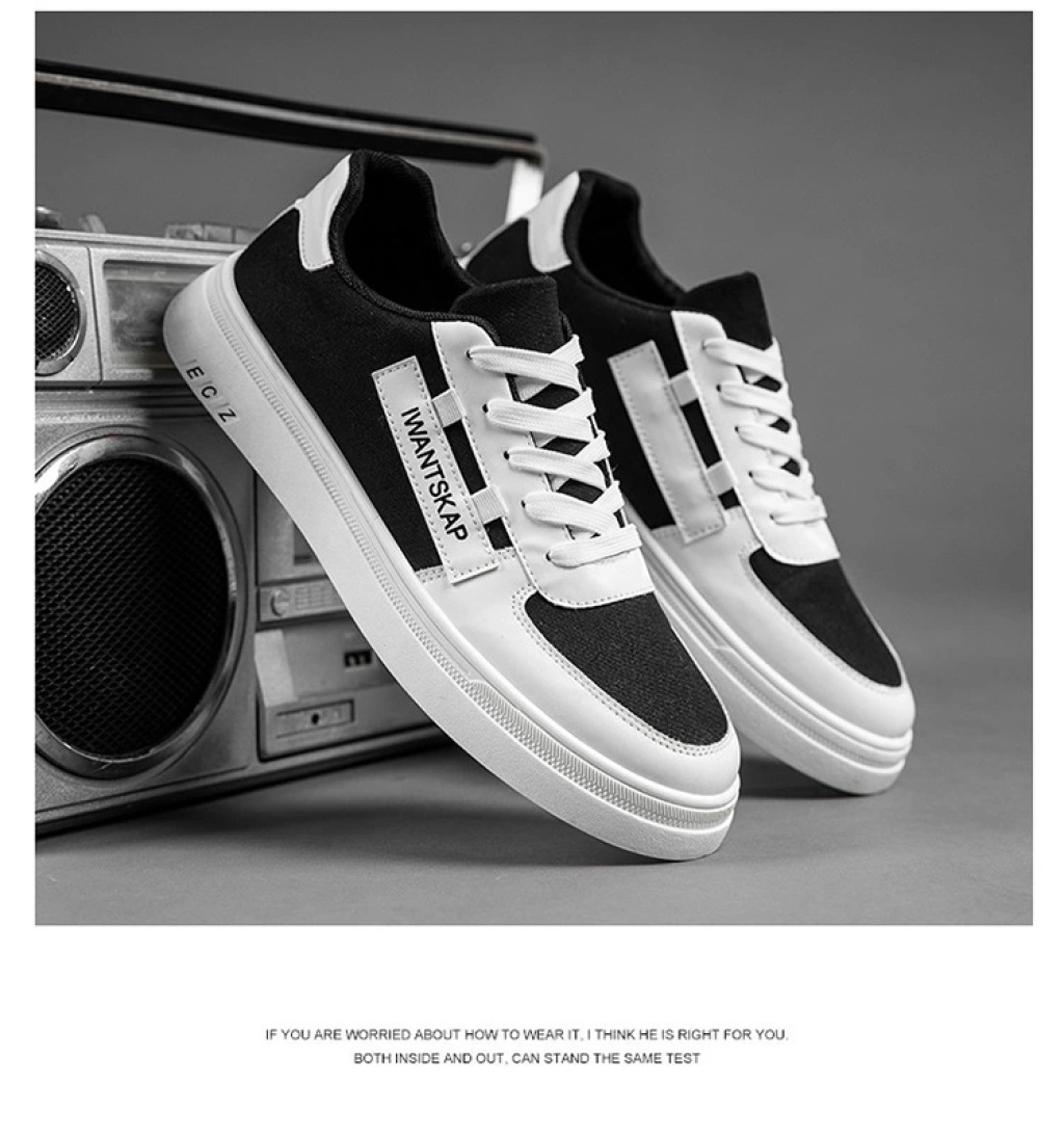 Men's Shoes Spring Tide Shoes 2021 New Fashion Casual Sports Shoes Korean Students Color Matching Low-Top Sneakers Wholesale