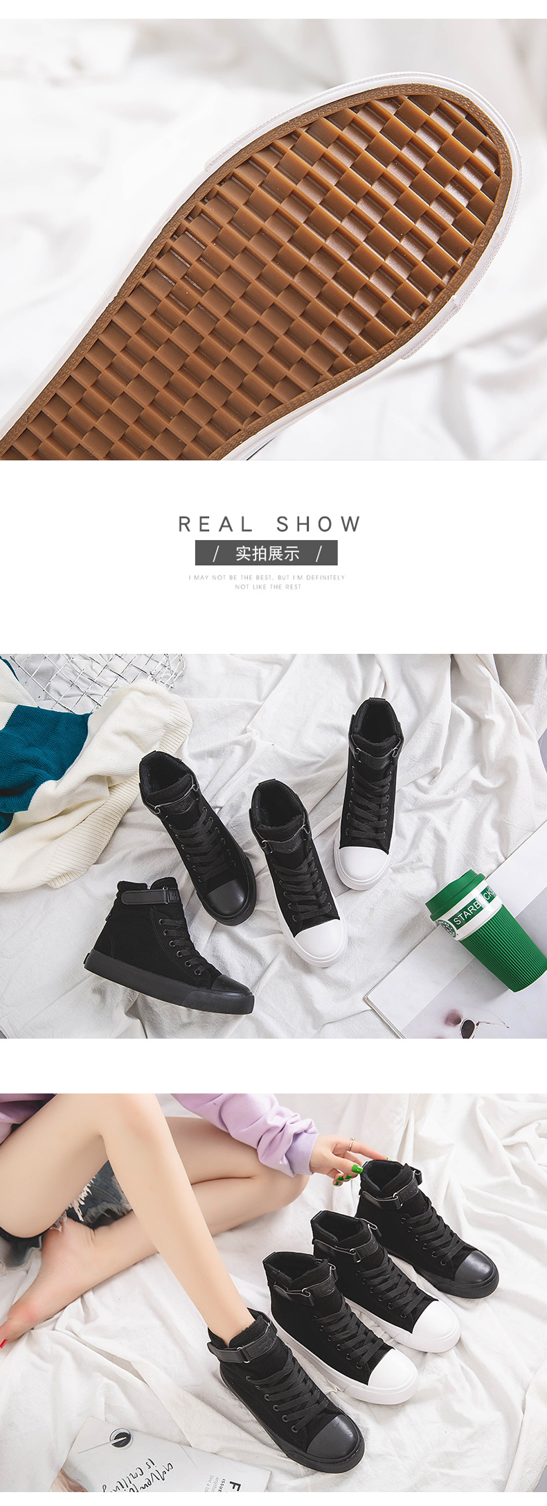 2019 feiyao high-top canvas shoes for women and cotton winter thermal shoes for Korean students anti-freeze leisure sports shoes for women 2019 feiyao high-top canvas shoes for women and cotton winter thermal shoes for Korean students anti-freeze leisure sports shoes for women