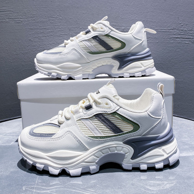 INS Trendy Daddy Shoes Women&#039;s 2021 Spring New Casual Sports Shoes Female Students Running Platform Shoes K105