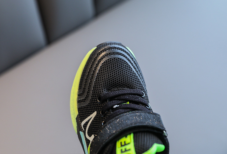 Autumn 2020 New Color Matching Trend Web Celebrity Running Shoes for Boys Korean Girls Pink Sports Shoes for Children