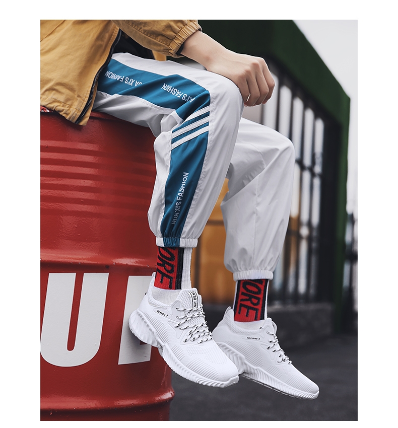 Alfa little coconut ins dad shoes sports shoes fashion shoes men's shoes Korean version fly knit shoes Alfa little coconut ins dad shoes sports shoes fashion shoes men's shoes Korean version fly knit shoes