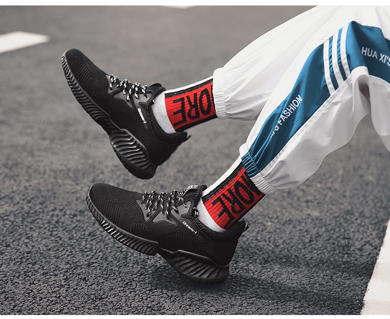 Alfa little coconut ins dad shoes sports shoes fashion shoes men's shoes Korean version fly knit shoes Alfa little coconut ins dad shoes sports shoes fashion shoes men's shoes Korean version fly knit shoes