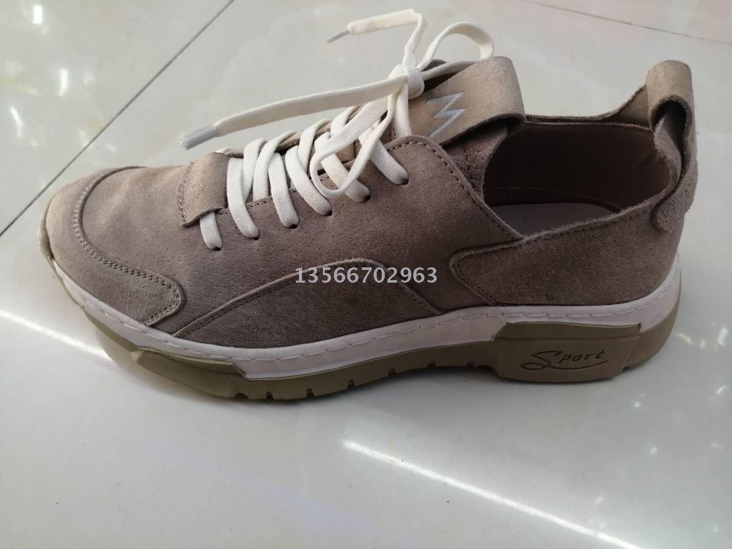 In stock, leather men&#039;s shoes fall lacing leather trendy men&#039;s sports shoes leisure Korean men&#039;s shoes