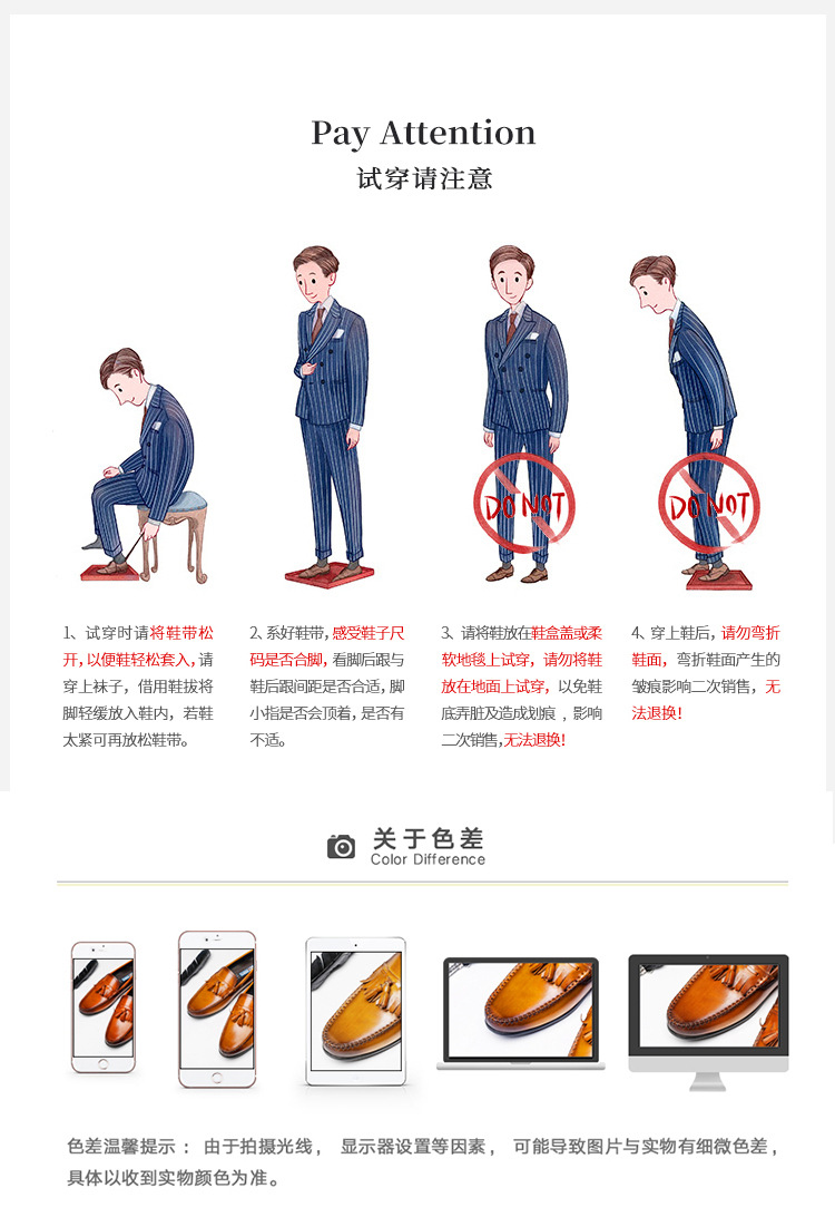 Entity-Ordered Genuine Leather Handmade Leather Shoes Original Leather Polished Oxford Shoes Business Work Shoes Brogue Suit Shoes