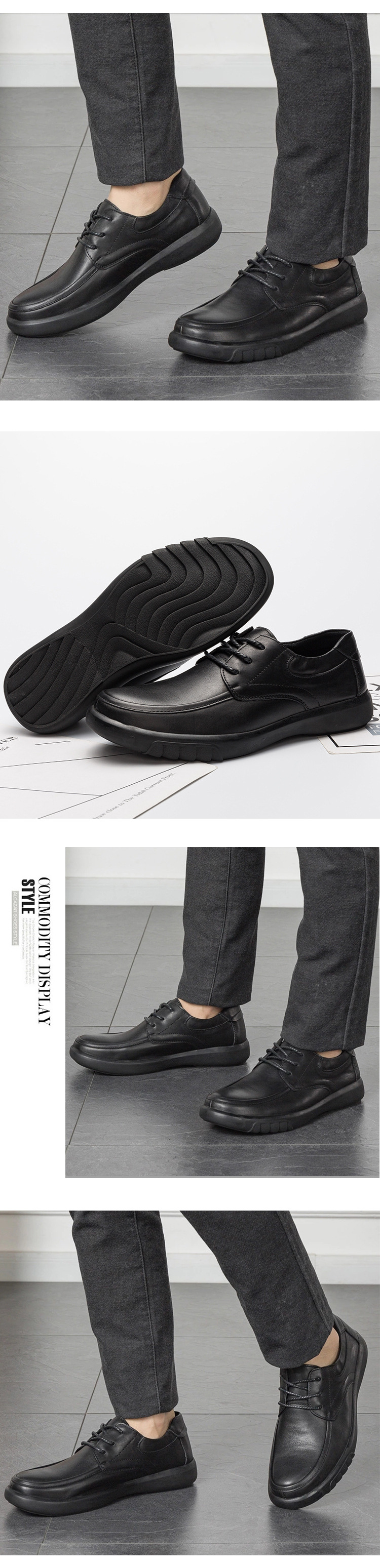 A Leather Shoes Men's Genuine Leather Autumn New First Layer Cowhide Leather Shoes Soft Leather Breathable Middle-Aged and Elderly Non-Slip Soft Bottom Daddy's Shoes A Leather Shoes Men's Genuine Leather Autumn New First Layer Cowhide Leather Shoes Soft Leather Breathable Middle-Aged and Elderly Non-Slip Soft Bottom Daddy's Shoes