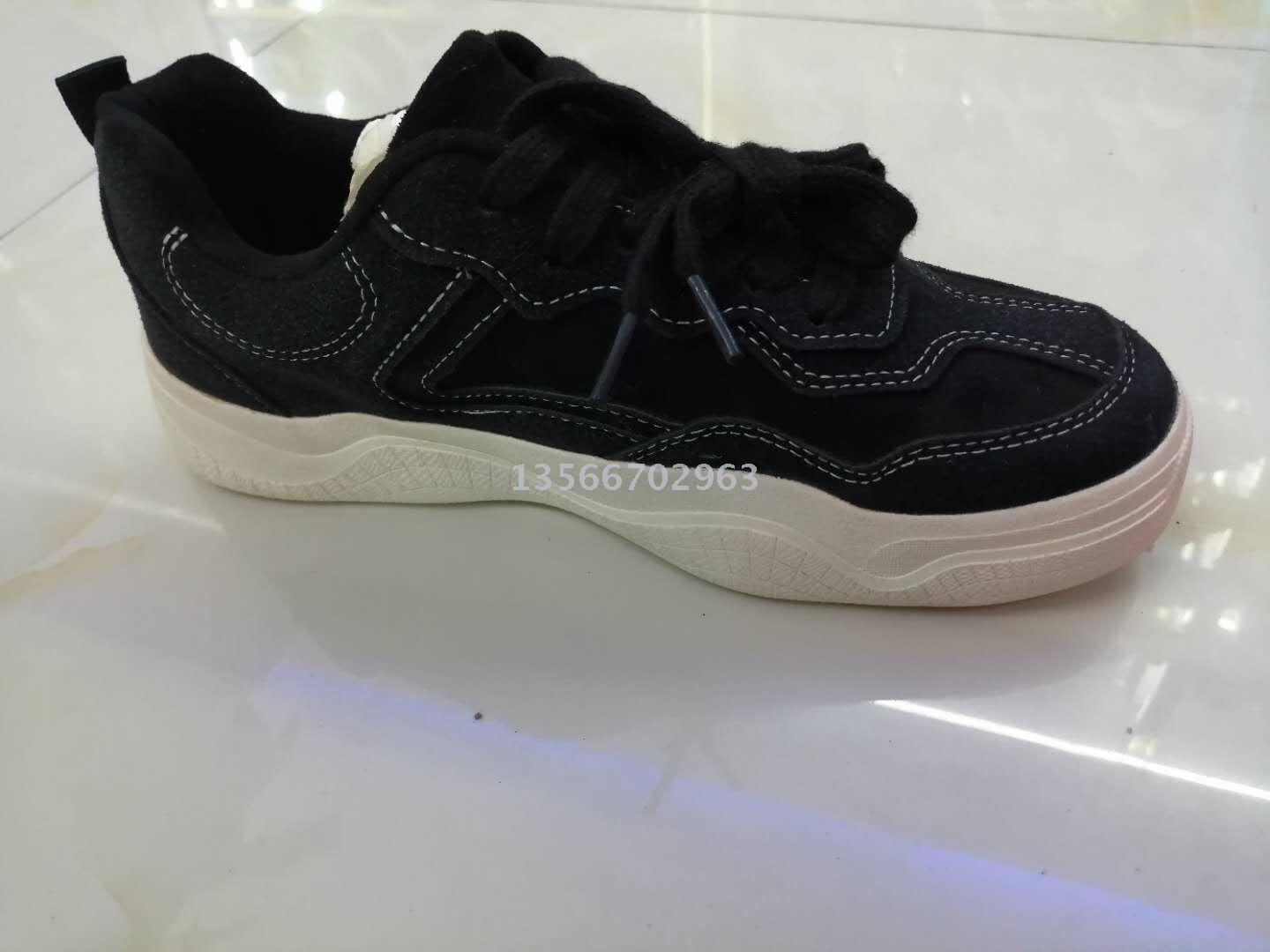 Spot stock vintage leather casual sports shoes Ladies Lacing flat leather shoes