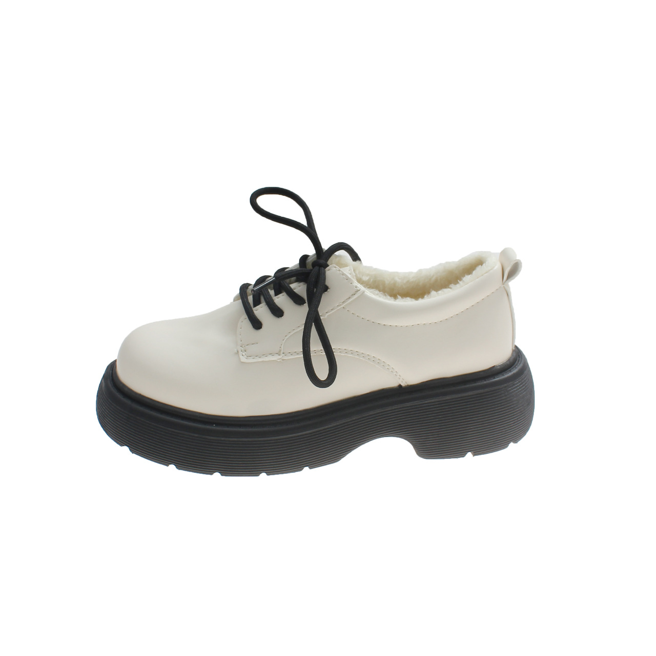 Preppy Style Leather Shoes Women&#039;s New British Style Platform Platform Japanese Lace-up Casual Shoes for Autumn and Winter 2021