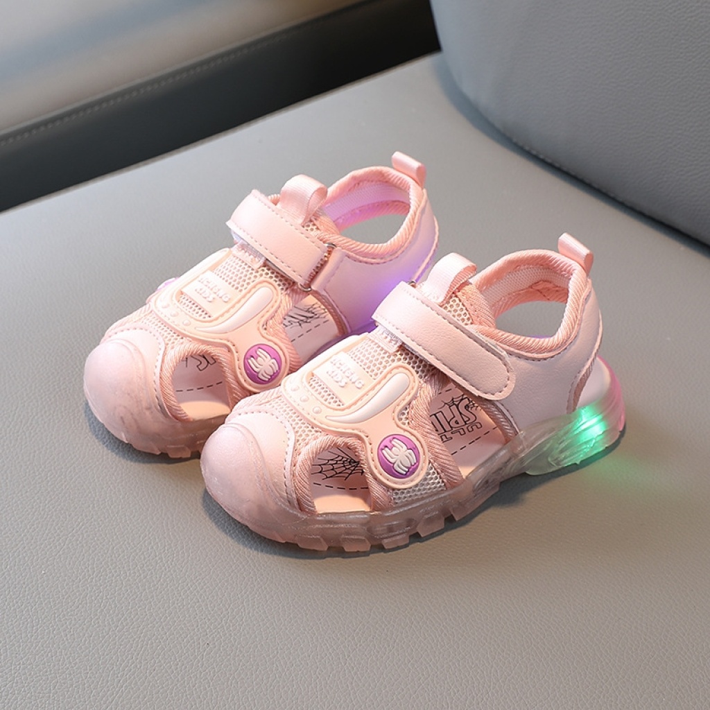 2021 Summer New Breathable Baby Sandals Men's Pump Hollow out Girls' Cartoon Children Boys' Mesh Fashion