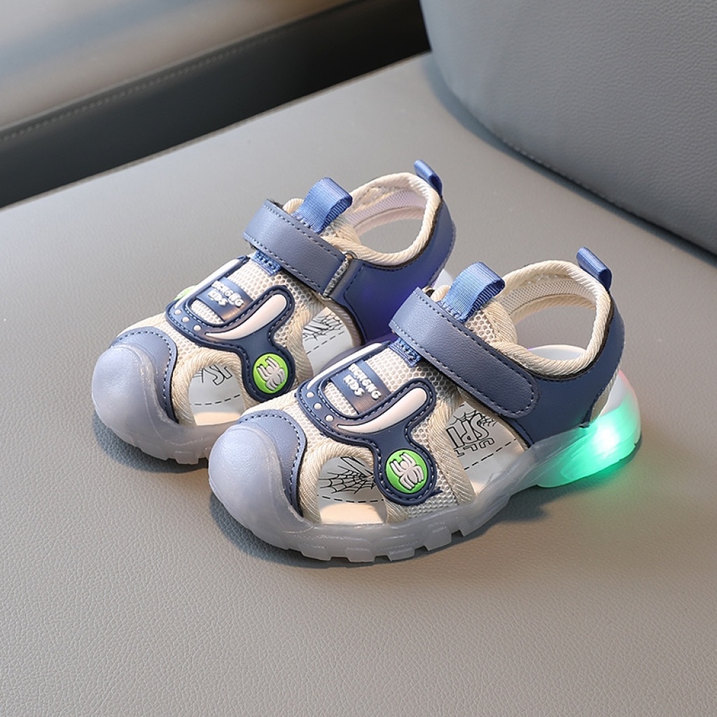 2021 Summer New Breathable Baby Sandals Men's Pump Hollow out Girls' Cartoon Children Boys' Mesh Fashion
