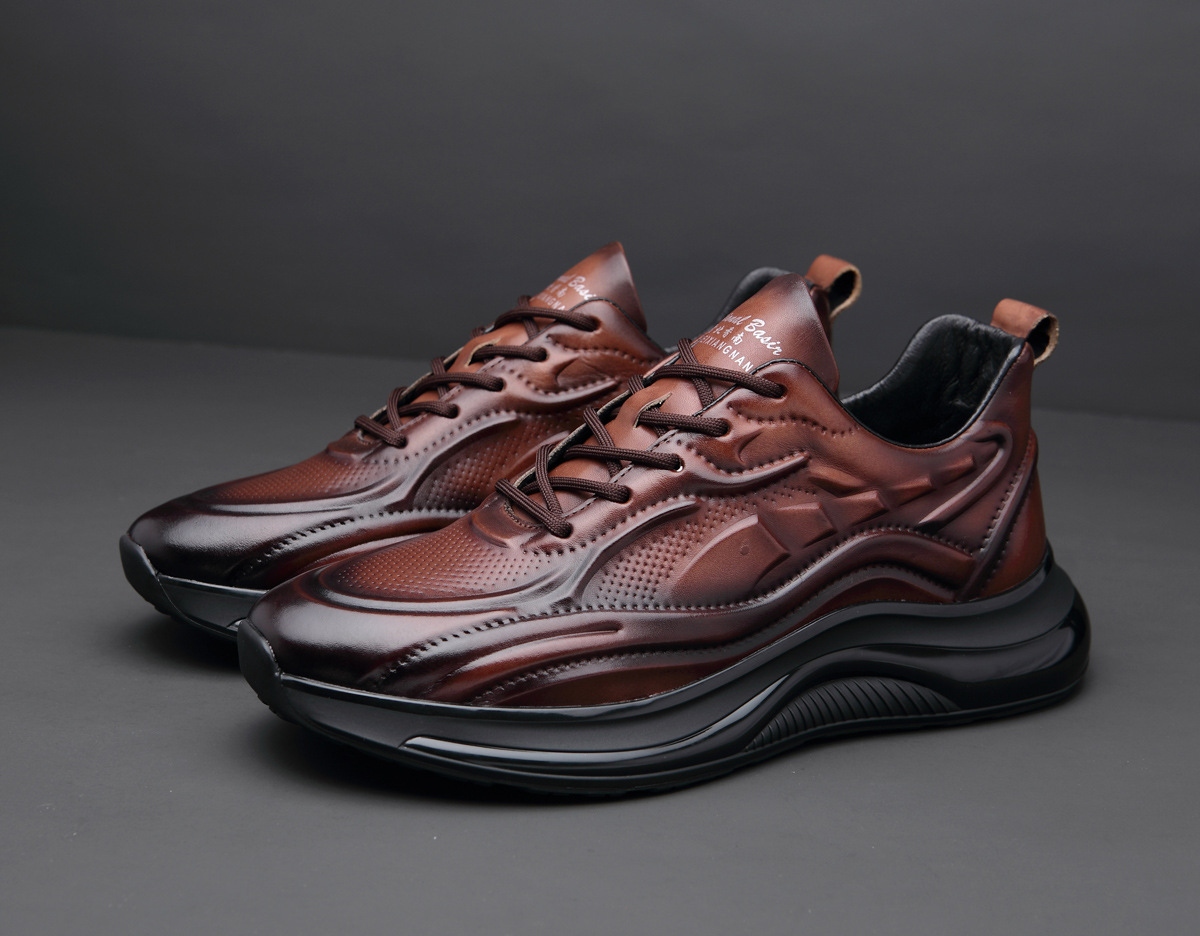 Trendy Business Leather Men&#039;s Casual Sports Leather Shoes