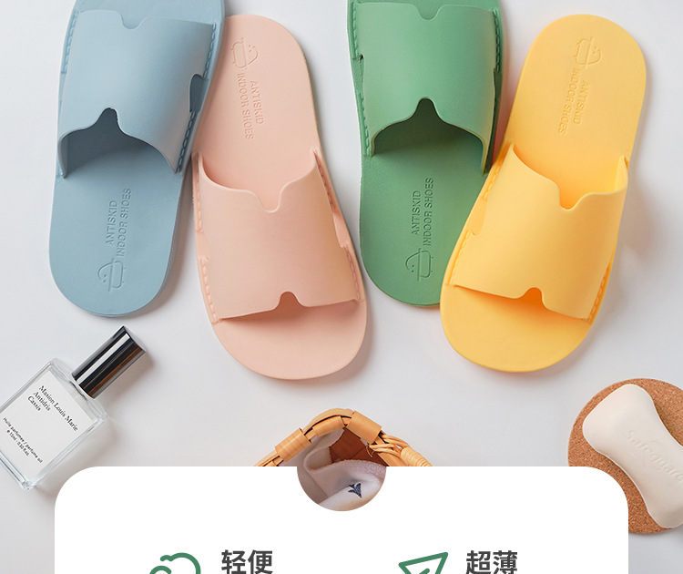 Women's summer non-slip bathroom shower room home simple couples soft bottom men sandals