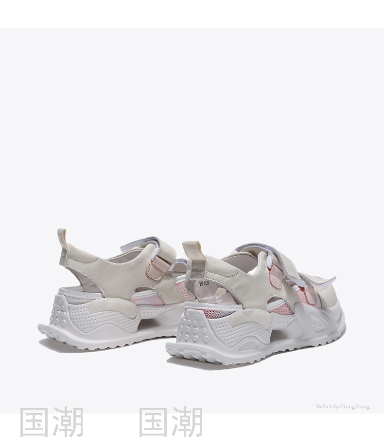 Fashion Lace-up Velcro Hollow-out Dad Shoes Women's Breathable Color-Blocking Summer Sports Running Shoes Sandals Live Fashion Lace-up Velcro Hollow-out Dad Shoes Women's Breathable Color-Blocking Summer Sports Running Shoes Sandals Live