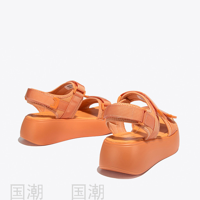 Fashionable Platform Platform Sandals for Women 2021 New Versatile Sports Style Velcro Roman Shoes Fashionable Tik 