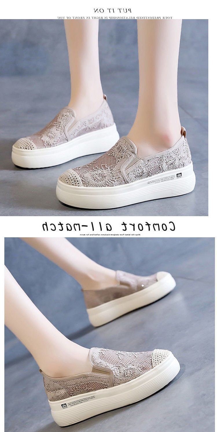 2021 Summer New Mesh Lace Fisherman Shoes Hollow Sandals Platform Casual Shoes Cross-Border Platform Shoes 2021 Summer New Mesh Lace Fisherman Shoes Hollow Sandals Platform Casual Shoes Cross-Border Platform Shoes