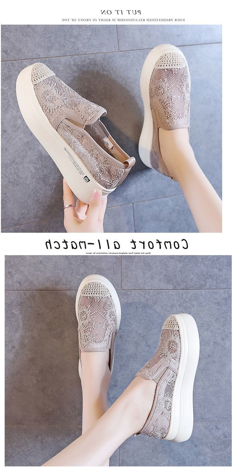 2021 Summer New Mesh Lace Fisherman Shoes Hollow Sandals Platform Casual Shoes Cross-Border Platform Shoes 2021 Summer New Mesh Lace Fisherman Shoes Hollow Sandals Platform Casual Shoes Cross-Border Platform Shoes