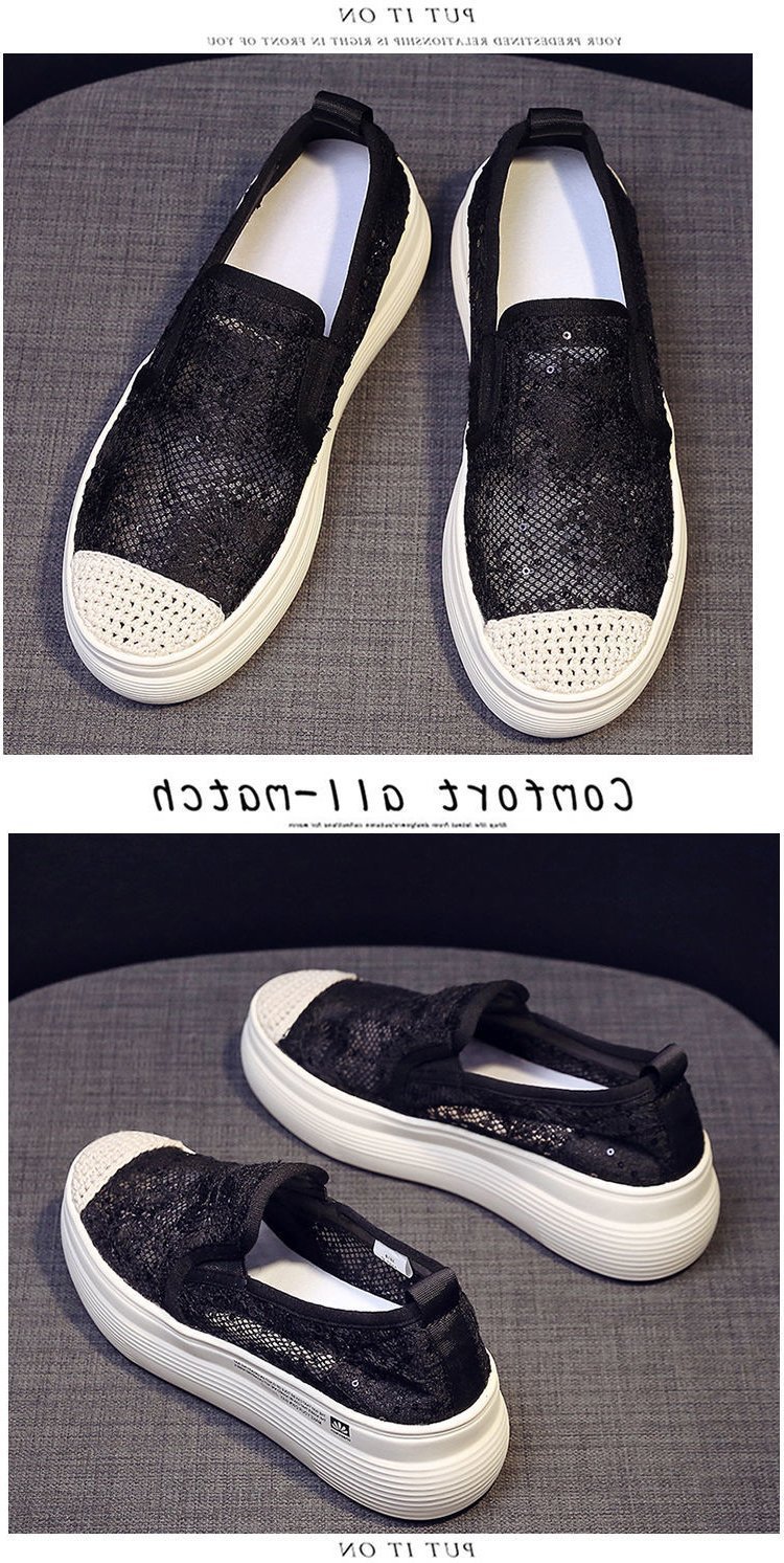 2021 Summer New Mesh Lace Fisherman Shoes Hollow Sandals Platform Casual Shoes Cross-Border Platform Shoes 2021 Summer New Mesh Lace Fisherman Shoes Hollow Sandals Platform Casual Shoes Cross-Border Platform Shoes