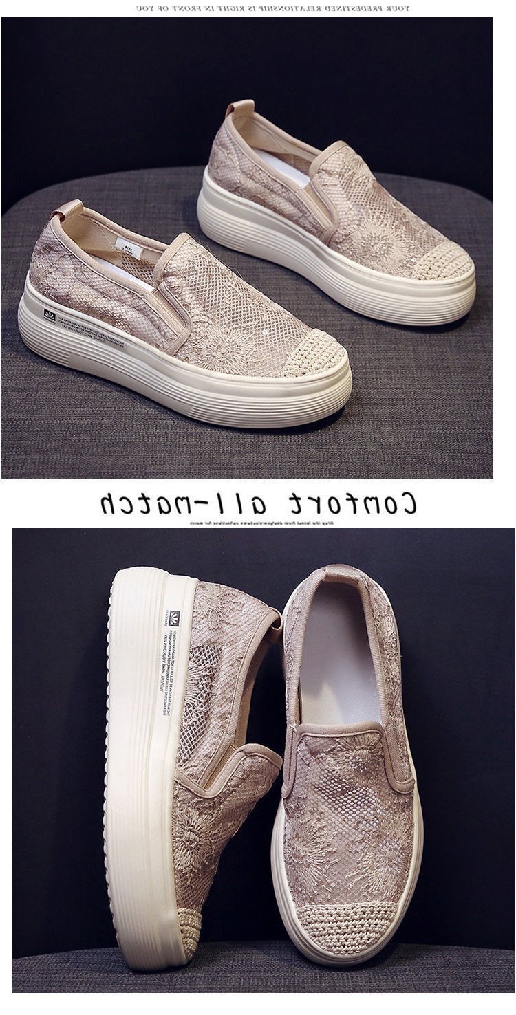2021 Summer New Mesh Lace Fisherman Shoes Hollow Sandals Platform Casual Shoes Cross-Border Platform Shoes 2021 Summer New Mesh Lace Fisherman Shoes Hollow Sandals Platform Casual Shoes Cross-Border Platform Shoes
