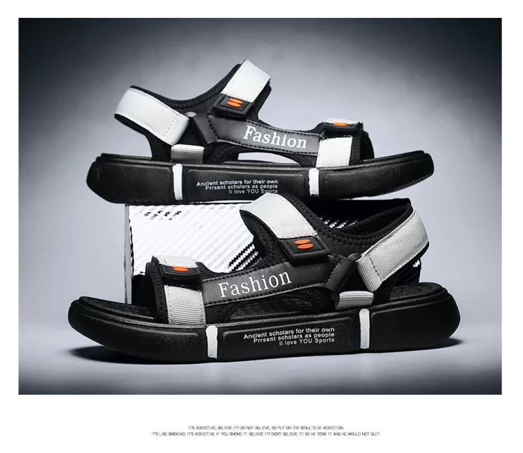 Sandals Men's Ins Trendy Summer Student Youth Vietnam Roman Sports One Pair of Shoes for Two Uses Driving Beach Shoes