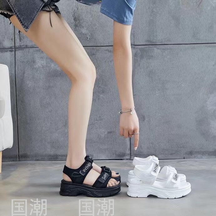 Women&#039;s Diamond Sandals Sports Shoes Summer Height Increasing Casual Outdoor Fashion Platform Beach Shoes Thin Women