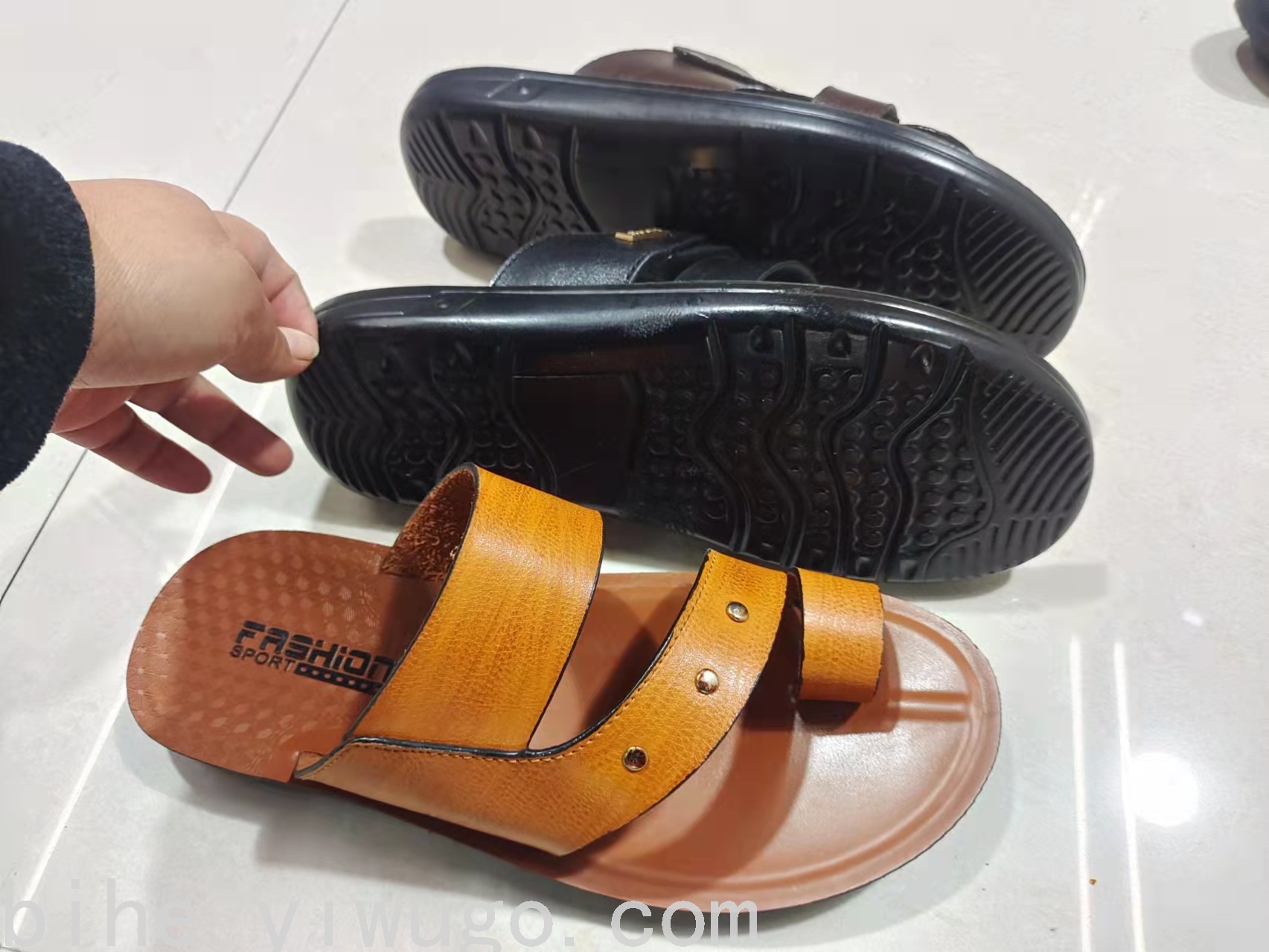 Foreign Trade Original Single Men's Shoes Beach Shoes Casual Shoes Slippers Sandals in Stock Foreign Trade Original Single Men's Shoes Beach Shoes Casual Shoes Slippers Sandals in Stock