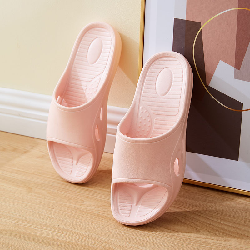 Wholesale Summer Bathroom Bath Slippers Home Fashion Solid Color Men and Women Couples Sandals Indoor and Outdoor Wearable