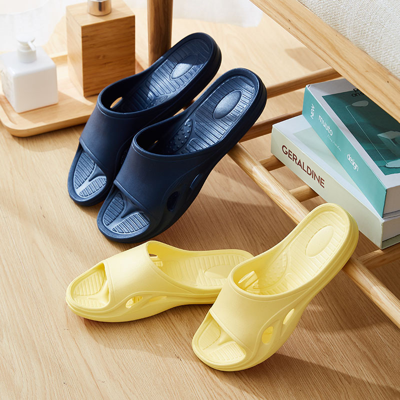 Wholesale Summer Bathroom Bath Slippers Home Fashion Solid Color Men and Women Couples Sandals Indoor and Outdoor Wearable