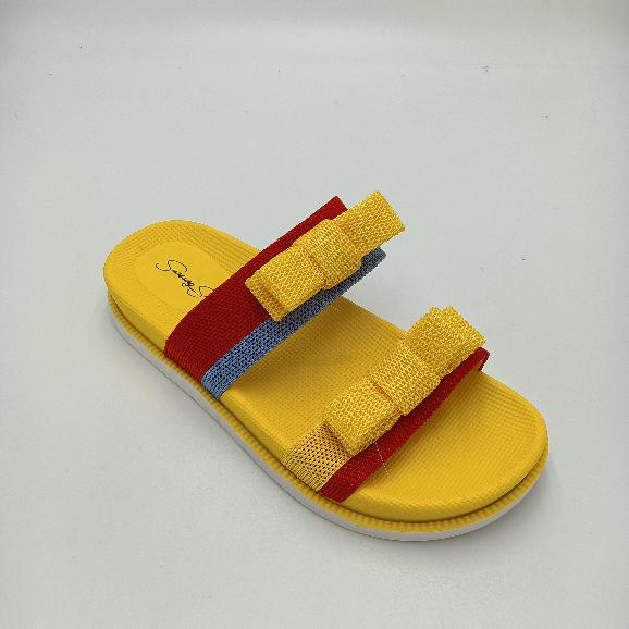 New Summer Thick Bottom Double Strap Flying Woven Surface Bow Outer Wear Ladies' Sandals Waterproof Beach Word Fashion Shoes New Summer Thick Bottom Double Strap Flying Woven Surface Bow Outer Wear Ladies' Sandals Waterproof Beach Word Fashion Shoes