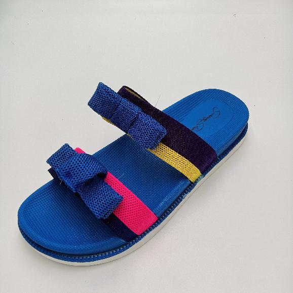 New Summer Thick Bottom Double Strap Flying Woven Surface Bow Outer Wear Ladies' Sandals Waterproof Beach Word Fashion Shoes New Summer Thick Bottom Double Strap Flying Woven Surface Bow Outer Wear Ladies' Sandals Waterproof Beach Word Fashion Shoes
