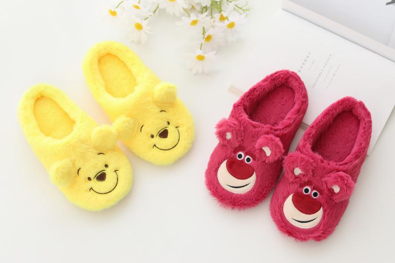 Soft Half Enclosing Slipper Girl&#039;s Heart Autumn and Winter Warm and Cute Japanese Ins Indoor Home Woolen Slipper Girl