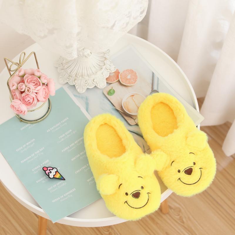 Soft Half Enclosing Slipper Girl's Heart Autumn and Winter Warm and Cute Japanese Ins Indoor Home Woolen Slipper Girl