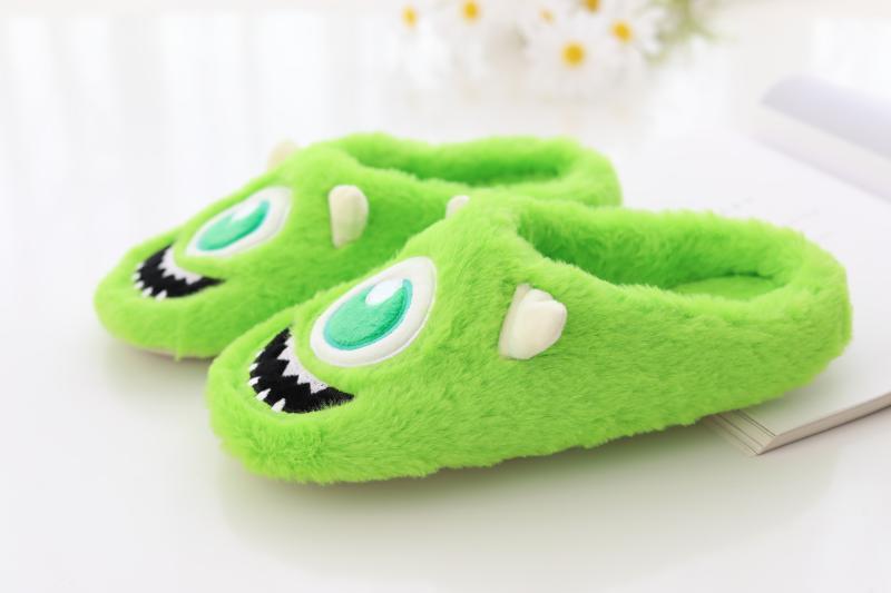 Soft Half Enclosing Slipper Girl's Heart Autumn and Winter Warm and Cute Japanese Ins Indoor Home Woolen Slipper Girl
