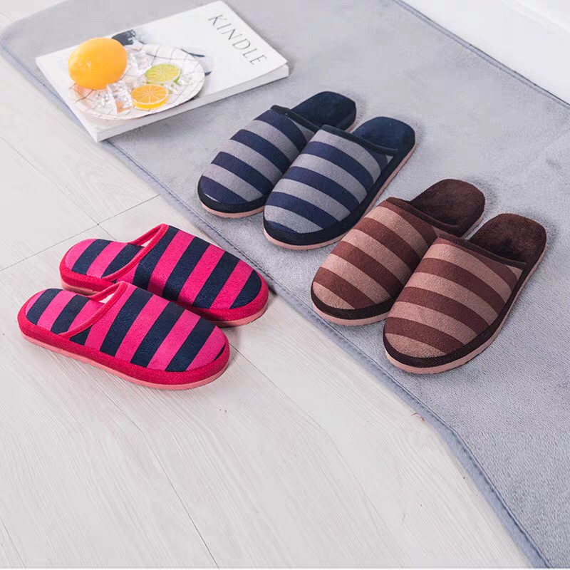 Low-Cost Running Volume Winter Male and Female Home Warm Indoor Cotton Striped Non-Slip Soft Bottom Woolen Slipper Low-Cost Running Volume Winter Male and Female Home Warm Indoor Cotton Striped Non-Slip Soft Bottom Woolen Slipper