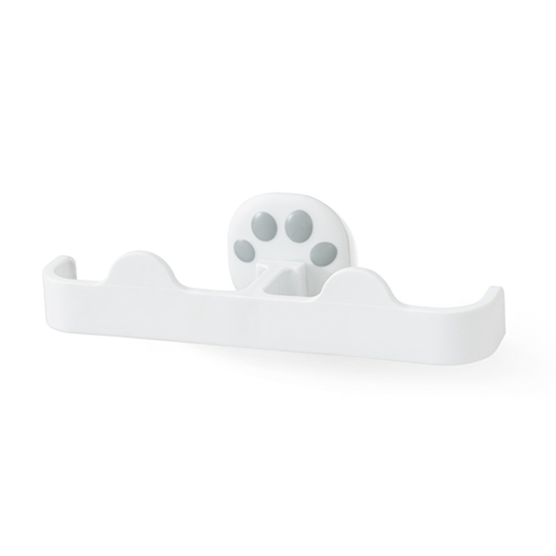High-End Toilet Strong Cat&#039;s Paw Slippers Storage Fantastic Wall-Mounted Seamless Punch-Free Slipper Rack