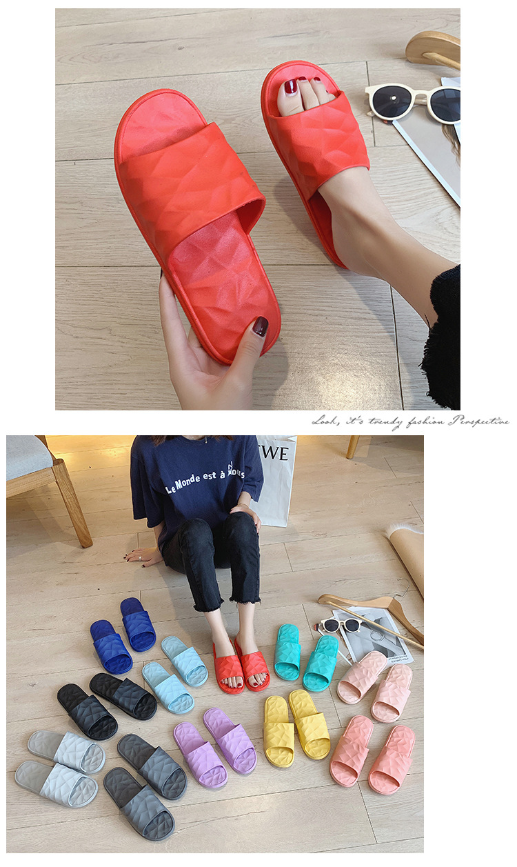 Slipper Female Summer Wear Bathroom Bath Summer Home Indoor Couple Summer Men's Slippers Household Non-Slip