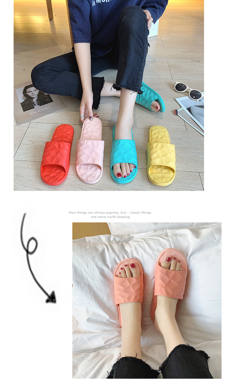 Slipper Female Summer Wear Bathroom Bath Summer Home Indoor Couple Summer Men's Slippers Household Non-Slip