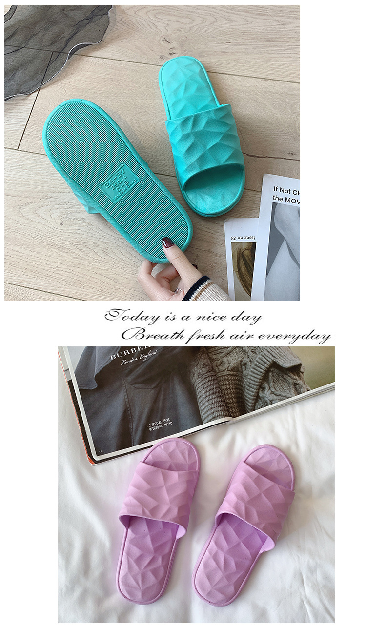 Slipper Female Summer Wear Bathroom Bath Summer Home Indoor Couple Summer Men's Slippers Household Non-Slip