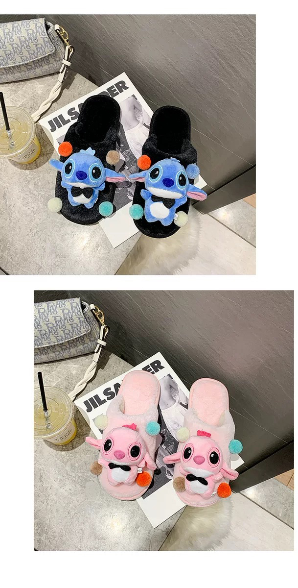 Korean Style Winter Cute Fashion Cartoon Plush Closed Toe Home Slippers Doll Woolen Slipper Student Fashion Slippers Female H Korean Style Winter Cute Fashion Cartoon Plush Closed Toe Home Slippers Doll Woolen Slipper Student Fashion Slippers Female H