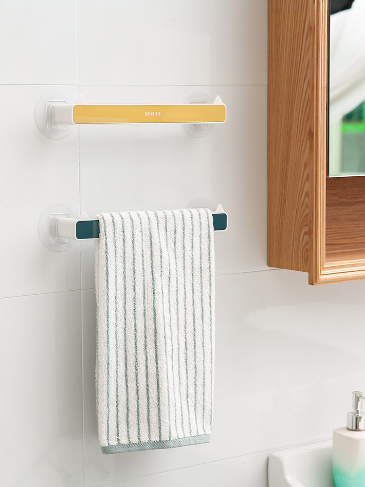 Bathroom Rack Wall-Mounted Student Dormitory Bathroom Punch-Free Bath Towel Rack Washing Household Slipper Rack