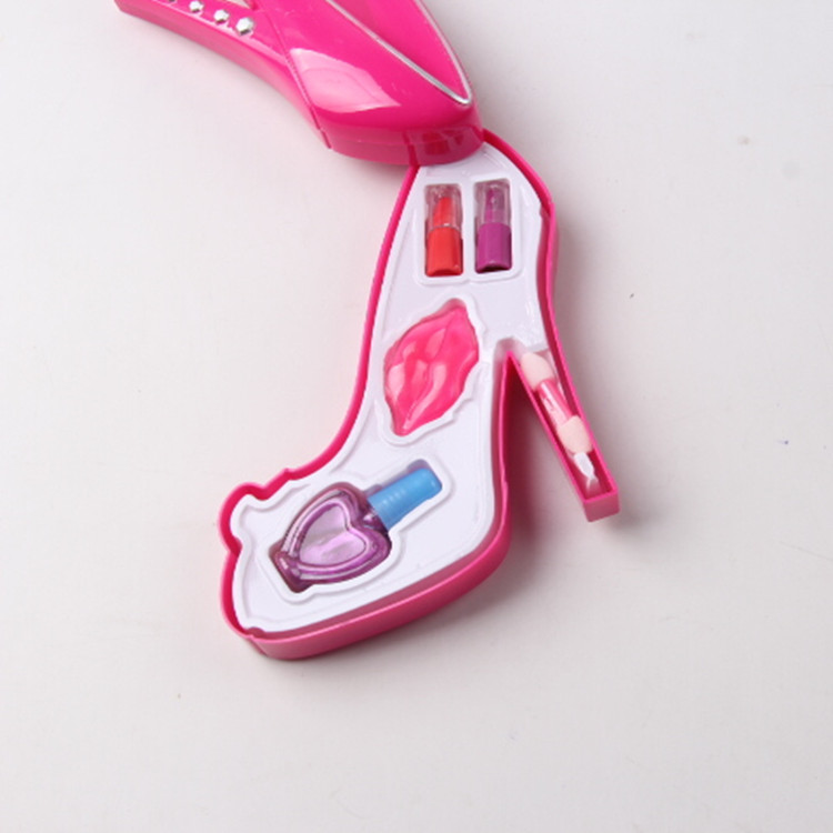 Yiwu small commodity stalls source of goods foreign trade toys wholesale fashion glass slipper color makeup F35053 Yiwu small commodity stalls source of goods foreign trade toys wholesale fashion glass slipper color makeup F35053