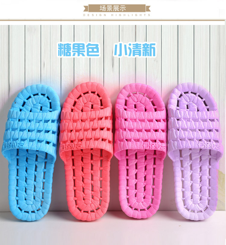 Bathroom leaking in summer Sandals new odor-free couple inside and outside the bedroom slipper manufacturers wholesale