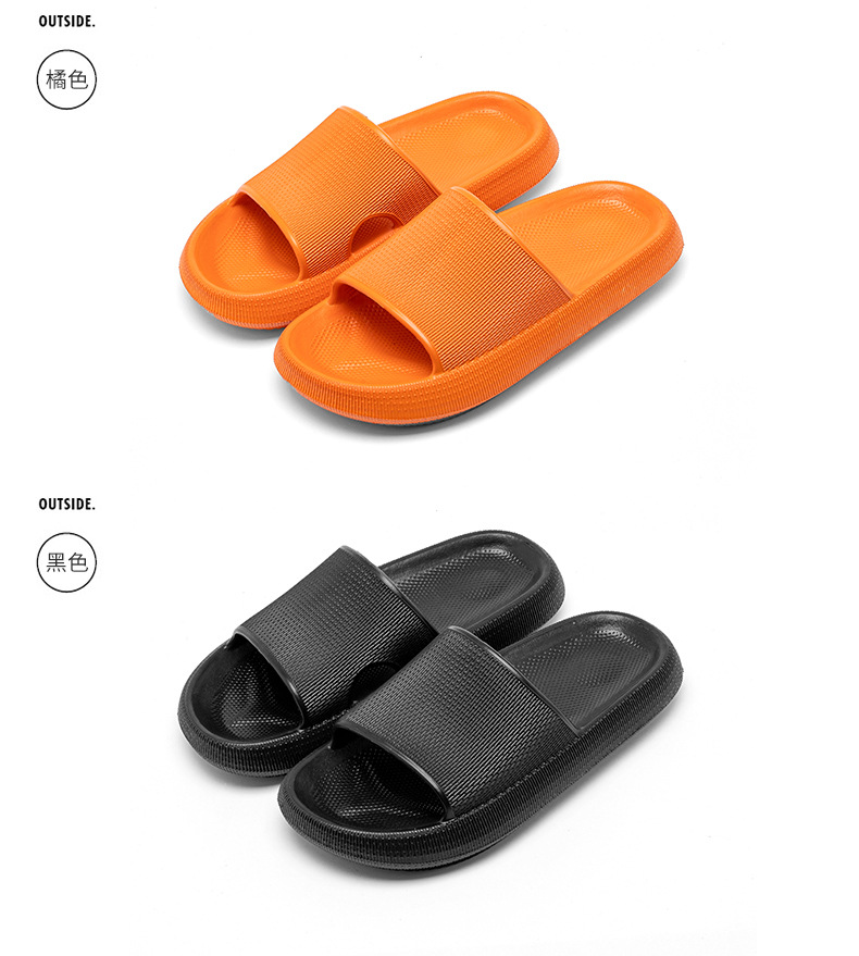 2021 New Style Drooping Home Slippers Women's Outdoor Indoor Bathroom Non-Slip Soft Soled Cotton Slipper Winter Home Men