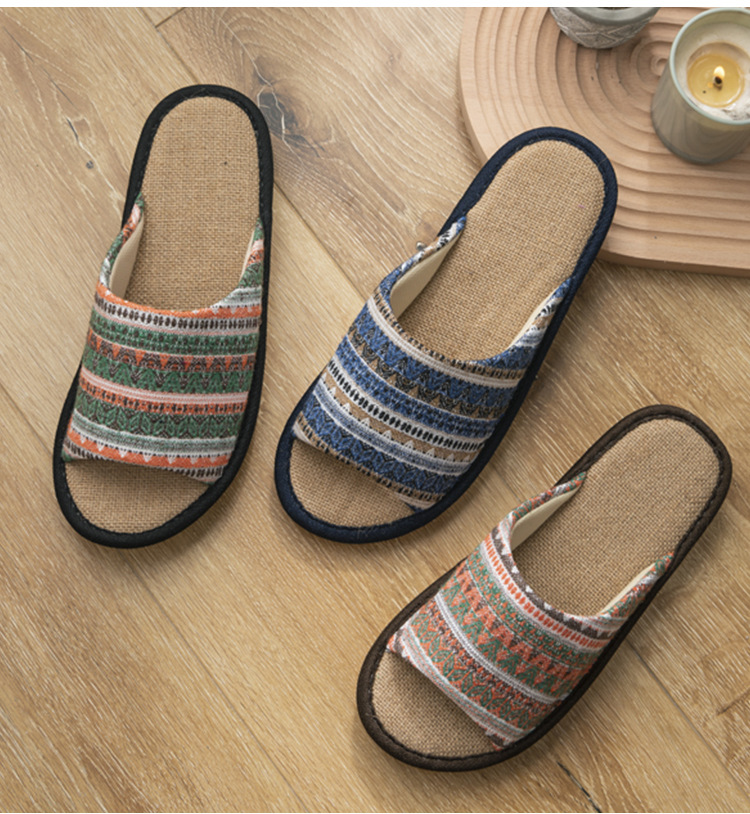 2021 New Style Drooping Home Slippers Women's Outdoor Indoor Bathroom Non-Slip Soft Soled Cotton Slipper Winter Home Men
