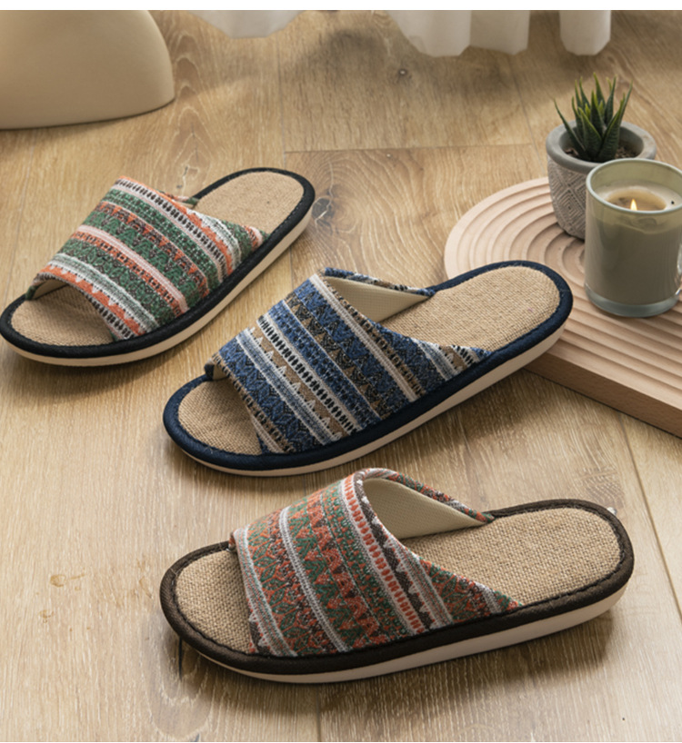 2021 New Style Drooping Home Slippers Women's Outdoor Indoor Bathroom Non-Slip Soft Soled Cotton Slipper Winter Home Men