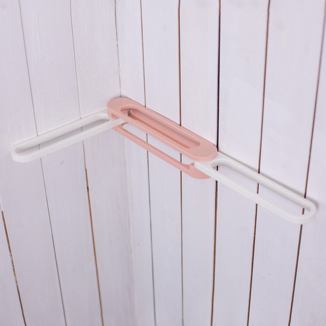 Folding Slipper Rack One-to-Three Shoe Rack Wall-Mounted Retractable Towel Storage Rack Three-in-One Bathroom Storage Rack