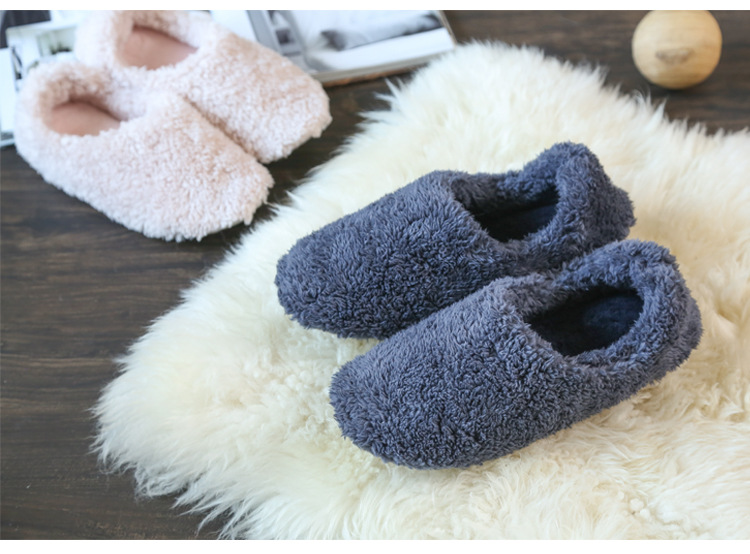 New Cover Heel Moon Shoes Couple's Warm NonSlip Padded Casual Indoor Winter Plush Slipper Home CottonPadded Shoes Women New Cover Heel Moon Shoes Couple's Warm NonSlip Padded Casual Indoor Winter Plush Slipper Home CottonPadded Shoes Women