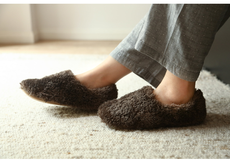 New Cover Heel Moon Shoes Couple's Warm NonSlip Padded Casual Indoor Winter Plush Slipper Home CottonPadded Shoes Women New Cover Heel Moon Shoes Couple's Warm NonSlip Padded Casual Indoor Winter Plush Slipper Home CottonPadded Shoes Women