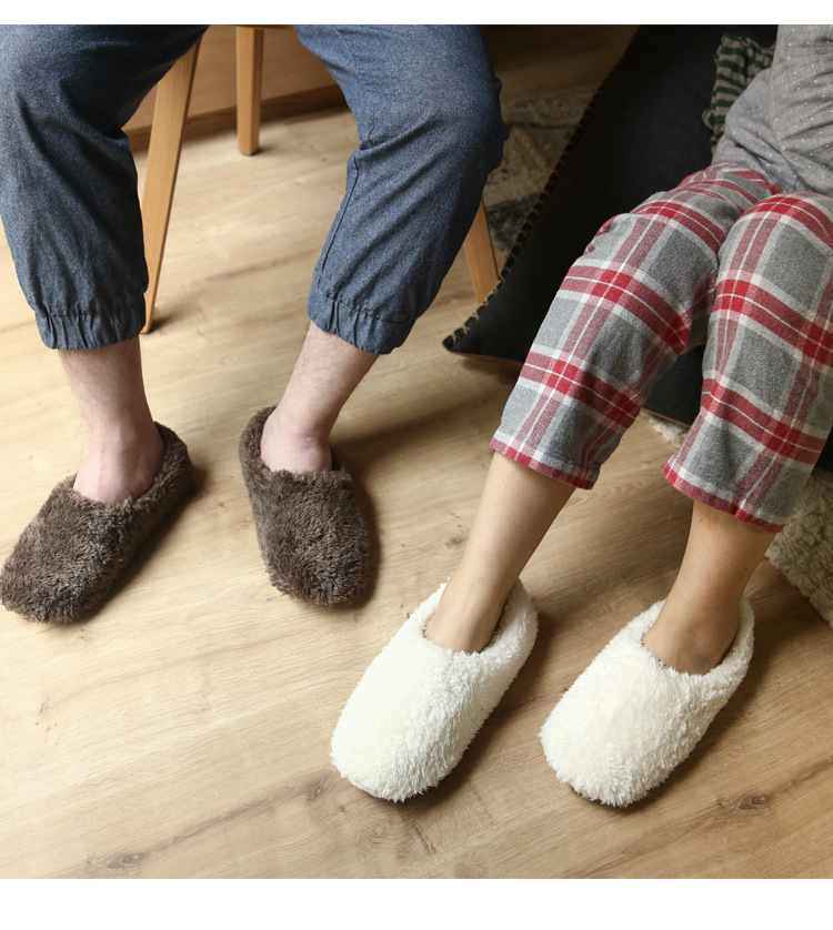 New Cover Heel Moon Shoes Couple's Warm NonSlip Padded Casual Indoor Winter Plush Slipper Home CottonPadded Shoes Women New Cover Heel Moon Shoes Couple's Warm NonSlip Padded Casual Indoor Winter Plush Slipper Home CottonPadded Shoes Women