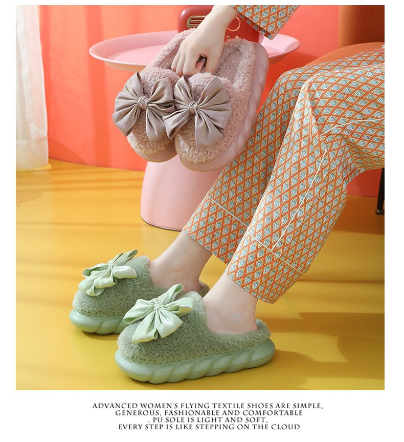 Thick Bottom Home Cotton Slippers Thick Bottom Indoor Warm Cotton Slippers Fashion Fur Slipper Confinement Shoes Ladies Thick Bottom Home Cotton Slippers Thick Bottom Indoor Warm Cotton Slippers Fashion Fur Slipper Confinement Shoes Ladies